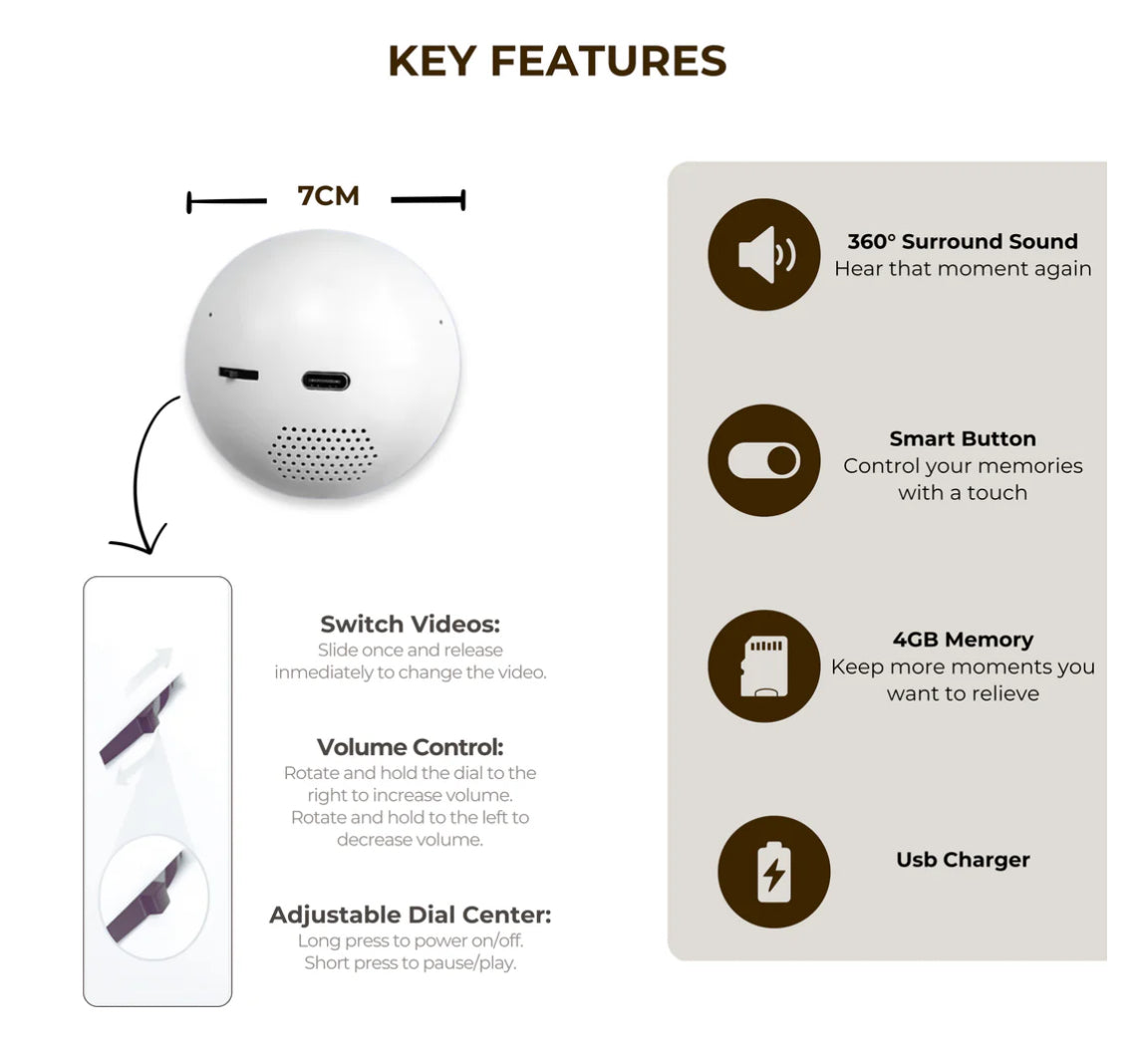 MagiOrb - Customizable Crystal Video Sphere