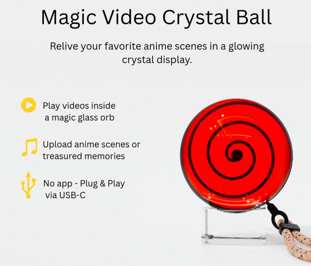 MagiOrb - Customizable Crystal Video Sphere